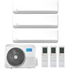 MIDEA CONDIZIONATORE MIDEA BREEZELESS E TRIAL SPLIT 9000+9000+12000 BTU INVERTER R32 M3OG-21HFN8-Q A++ WIFI