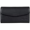STILORD 'Gloria' Portafoglio in Pelle Vera da Donna Sottile Grande con Cerniera Stile Vintage Borsellino Blocca RFID, Colore:nero