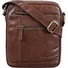 STILORD 'Diego' Borsa Uomo a Tracolla Piccola in Pelle Borsello in Cuoio Vintage Messenger Bag Sottile Borsa per Tablet, Colore:maraska - marrone scuro