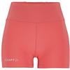 Craft Pantaloni Sportivi da Donna ADV Essence Hot Pants 2 Cheer - Pantaloncini Funzionali da Allenamento S con Vita Larga & Stretch - Pantaloncini Sportivi in Materiale Funzionale Riciclato