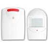 Orno Rilevatore di passaggio wireless con sensore PIR, portata 120 m, volume 90 dB, area di rilevamento 8 m, angolo di rilevamento 75°, montaggio a parete, per uso interno ed esterno