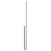 THIRARD Kit di estensione per serratura maniglione antipanico, superiore e inferiore, per altezza porta 3m max, nero - THIRARD