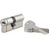 THIRARD Cilindro europeo per serratura Transit 2, 40x30mm, nichel, antiperforazione, lato antiperforazione 30mm, 3 chiavi reversibili - THIRARD