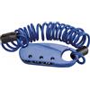 Serrurerie de Picardie Lucchetto a combinazione, bagagli, casco, cavo d'acciaio 1000mm, 3 cifre - Serrurerie de Picardie
