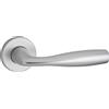 THIRARD Maniglia su rosetta tonda Lada, per porta, Argento F1, alluminio - THIRARD