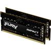 Kingston Technology FURY 32GB 3200MT/s DDR4 CL20 SODIMM (Kit of 2) Impact