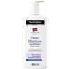 JOHNSON & JOHNSON SpA Neutrogena Formula Norvegese Deep Moisture Crema Corpo Fluida Ipoallergenica, Crema idratante corpo con Glicerina e senza profumo, Crema corpo idratante pelle secca e sensibile, 400 ml