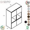 SEIPO CUBE Composizione 2 elementi con top incluso con 6 vani e 4 ante SEIPO COMP 1