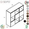 SEIPO CUBE Composizione 3 elementi con top incluso con 9 vani e 4 ante SEIPO COMP 2