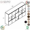 SEIPO CUBE Composizione 5 elementi con top incluso con 15 vani e 9 ante SEIPO COMP 5