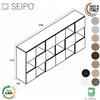 SEIPO CUBE Composizione 6 elementi con top incluso con 18 vani e 10 ante SEIPO COMP 6