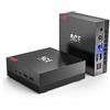 ACEMAGICIAN Mini PC Ryzen 5, AMD Ryzen 5 5500U(6C/12T, Fino a 4.0 GHz),Mini Computer 16GB DDR4 RAM 512GB M.2 2280 NVMe SSD,Graphics 7 Core 1800 MHz,Dual Ethernet/Type-C,for Ufficio/Casa/Educazione