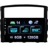 MISONDA 6GB+128GB Qled incorporato DAB+/4G/Carplay/DSP Autoradio Stereo Per Mitsubishi Pajero 4 V80 V90 2006-2014 controllo del volante/Bluetooth 5.0/collegamento speculare/Navigazione GPS