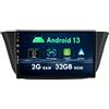 MISONDA Autoradio Android 12 Doppio DIN Per Fiat/Iveco/Daily 2018-2021-GPS Navi| Fotocamera posteriore gratuita| 9 pollici | 2G+32G | Supporto DAB/WiFi/Bluetooth5.0/USB/MirrorLink/SWC/Carplay/4G