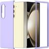 yanzi Compatibile con SamSung Galaxy Z Fold 6-5G Cellulare Cover(Viola) Custodia Ultra Sottile TPU Silicone Bumper Antiurto 360° Protezione Case+3D Vetro Temperato Pellicola Protettiva-2024