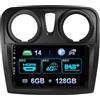MISONDA 9 Pollici IPS Autoradio Per Renault Dacia Logan 2 Sandero 2012-2017 Android GPS,Bluetooth,WIFI,DAB+,4G,RDS,FM,AM,Camera,SWC,Carplay,Android Auto,DSP,USB,Fast-Boot,6GB+128GB