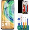 SRJTEK Per Huawei Honor X9 4G Display LCD Per Honor X9 5G Sostituzione Dello Schermo Per Honor Magic4 Lite 5G Touch ANY-NX1 Digitizer Assembly Kit di Riparazione Con Telaio (nero)