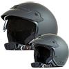 Protectwear Casco Jet con Visiera Integrata, Nero, Taglia S