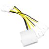 AABCOOLING C22 - un adattatore molex a 4 Pin che consente di collegare all'alimentazione fino a quattro ventole con connettore a 3 Pin