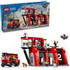 Lego - City Fire Caserma Dei Pompieri E Autopompa 60414