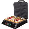 Adlereurope Adler Waffle Maker 1300 W Nero, Multicolore, Taglia Unica