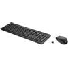 HP - COMBO TASTIERA E MOUSE HP 230, Connessione Wireless, 1600 DPI - Nero