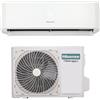 Hisense Climatizzatore 12000 Btu Inverter Monosplit Condizionatore con Pompa di Calore Classe A++/A+ Wi-Fi (Unità Interna + Unità Esterna) - CBMR120RG + ATMR120RW Halo