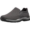 Skechers Expected Gomel Slip on Shoe, Mocassini Slip-On Uomo, Grigio, 41 EU