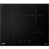 De'Longhi PIN 62 Piano cottura a induzione 4 fornelli 60 cm da incasso nero
