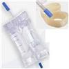 FARMAC-ZABBAN SpA Sacca raccolta urina da gamba in pvc non sterile volume 750 ml tubo lunghezza 35 cm con scarico e valvola antireglusso 10 pezzi + 4 laccetti - MEDS - 934711351