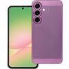 BREEZY CUSTODIA BACK COVER SHELL RIGIDA ANTISCIVOLO TRAFORATA PER SAMSUNG GALAXY A56 5G PURPLE