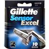 Gillette Sensor Excel - 50 pezzi (5 x 10 confezioni)