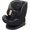 Foppapedretti Seggiolino Auto 0-36 Kg Isofix / 0M - 12 Anni / 40-150 cm / Gruppo 0+/1/2/3 Girevole a 360° Reclinabile colore carbon Circle i-Size