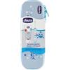 Chicco Set dentale 6m+ azzurro spazzolino + dentifricio con fluoro - Chicco - 988663516