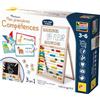 Liscianigiochi Lisciani Giochi Le Mie Prime abilità cavalletto - Gioco Montessori - Montessori - Lavagna Double Face, Lettere e Numeri magnetici
