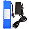 PACCO BATTERIA PILA 24V 10000mAh 10Ah RICARICABILE LITIO 262x67x38mm F3C4