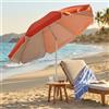MIlani Home ombrellone da spiaggia in alluminio tondo