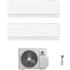Gree Condizionatore Climatizzatore Gree Dual Split Inverter R-32 Modello Cosmo 9000+12000 BTU Wi-Fi Integrato Con GWHD(18)NK6OO