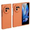 GIOPUEY Cover Compatibile con Vivo X Fold 3 PRO, Materiale PC Rigido Custodia, Comodo e Liscio al Tatto Case，Antiurto, Anti-Impronta - Orange