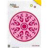 Nellie's Choice Fiore a caleidoscopio, 6 Fustelle Multi Cornice, 12.1 x 12.1 cm, per Creare Biglietti, Natale, Scrapbooking, Fai da Te, DIY, Rosa, 121x121mm