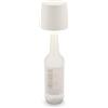 BRILONER - Lampada da tavolo senza fili con touch, dimmerabile, luce bianca calda, ricaricabile lampada bottiglia, lampada da tavolo da esterno, lampada da comodino, 10,5x11,5 cm, bianco