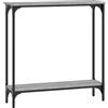vidaXL Tavolino Consolle Grigio Sonoma 75x22,5x75 cm Legno Multistrato