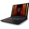 MSI Notebook Gaming 17" 2K Ultra 9 32Gb/1TB RTX5090 W11 Gray Vector 17 Hx Ai