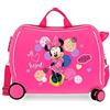 Disney Love Minnie Valigia per bambini Rosa 50x38x20 cms Rigida ABS Chiusura a combinazione numerica 34L 2,3Kgs 4 Ruote Bagaglio a mano