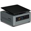 Intel BOXNUC6CAYH Barebone PC / workstation, BGA 1296, Intel Celeron J3455 1.50 GHz, 14 nm, Colore: Nero/Grigio