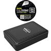 DIGIQUEST Decoder tivùsat RetroTV MICROSAT, DVB-S2 HEVC H265 |AUTOINSTALLANTE | Telecomando 2in1 | SIMcard Tivùsat inclusa | Funzione di registrazione attivabile | Dispositivo abilitato ai canali DAZN