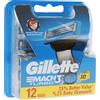 Gillette Mach3 Turbo testina di ricambio da uomo 12 pz