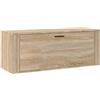 vidaXL Scarpiera a Muro Rovere Sonoma 100x35x38cm in Legno Multistrato