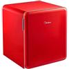 Midea Mini Frigo Frigobar Minibar Capacità 47 Litri Classe energetica E Raffreddamento Statico colore Rosso - MDRD86SLE32