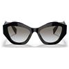 Prada Occhiali da Sole PR07YS 1AB0A7 Nero/Grigio Sfumato Unisex